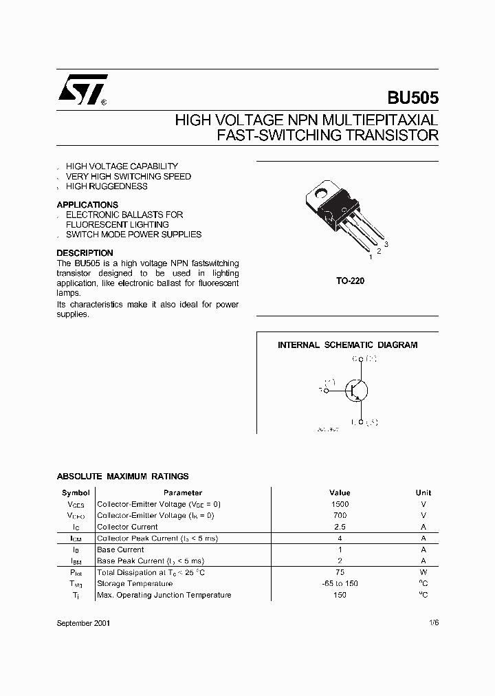 BU505_3133541.PDF Datasheet