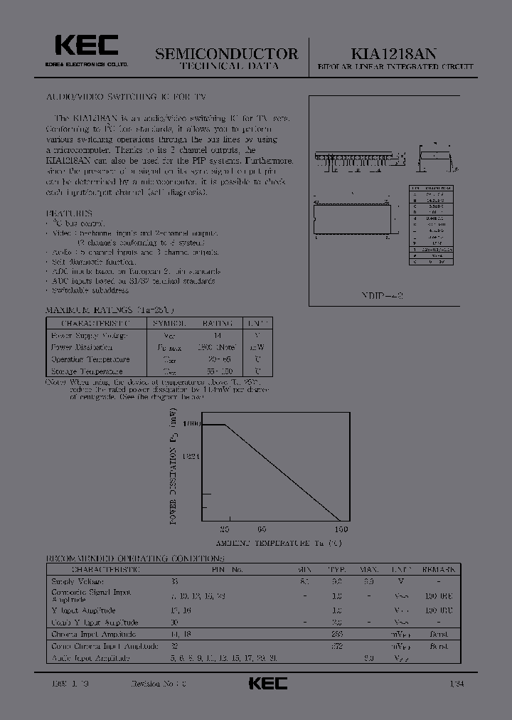 KIA1218AN_3134458.PDF Datasheet