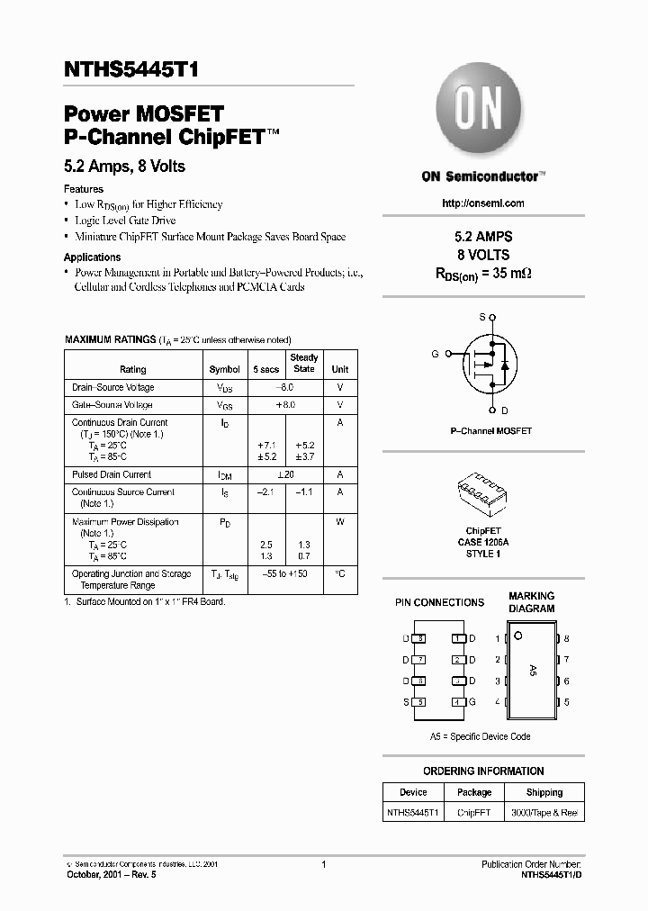NTHS5445T1_3134944.PDF Datasheet