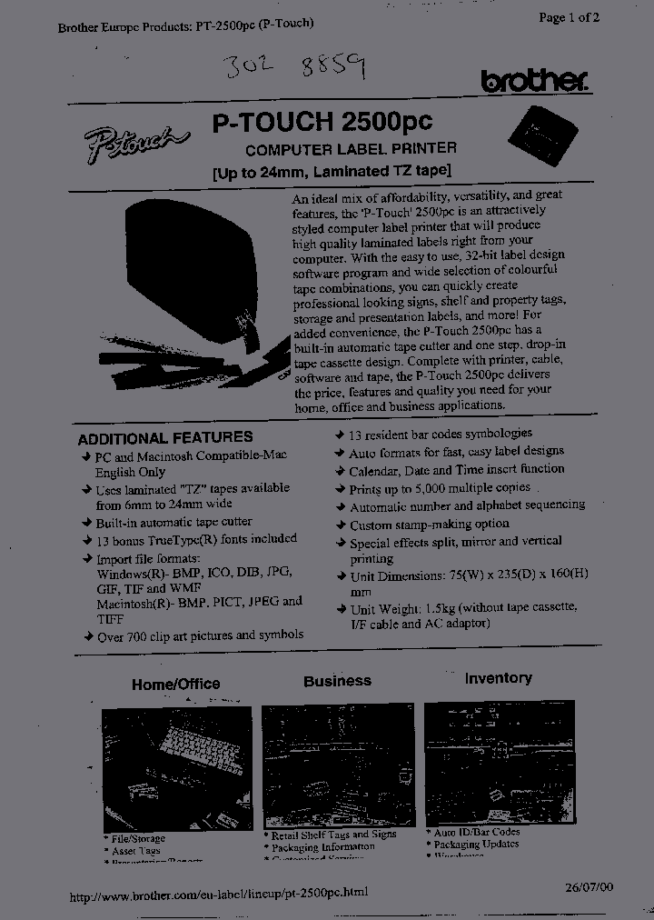 PT2500PC_3136021.PDF Datasheet