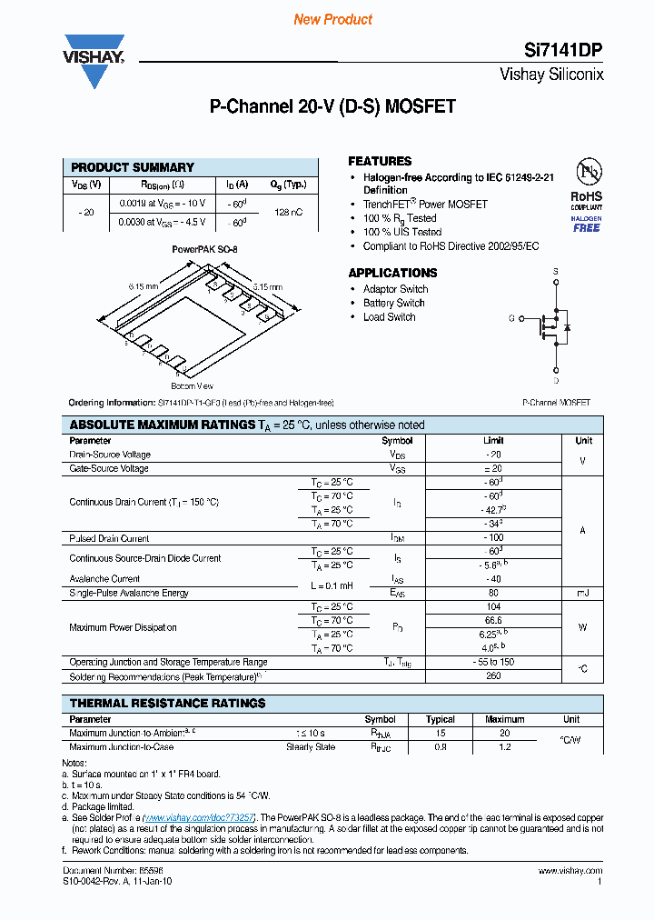 SI7141DP-T1-GE3_3138107.PDF Datasheet