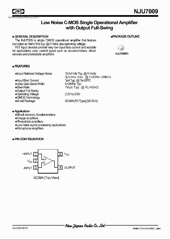 NJU7009_3138733.PDF Datasheet