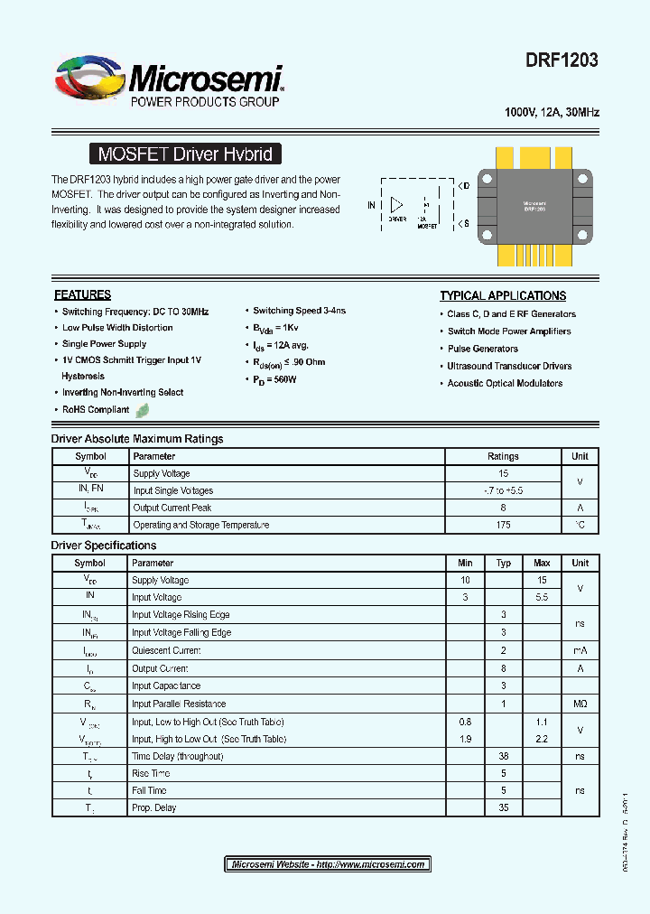DRF120311_3138962.PDF Datasheet