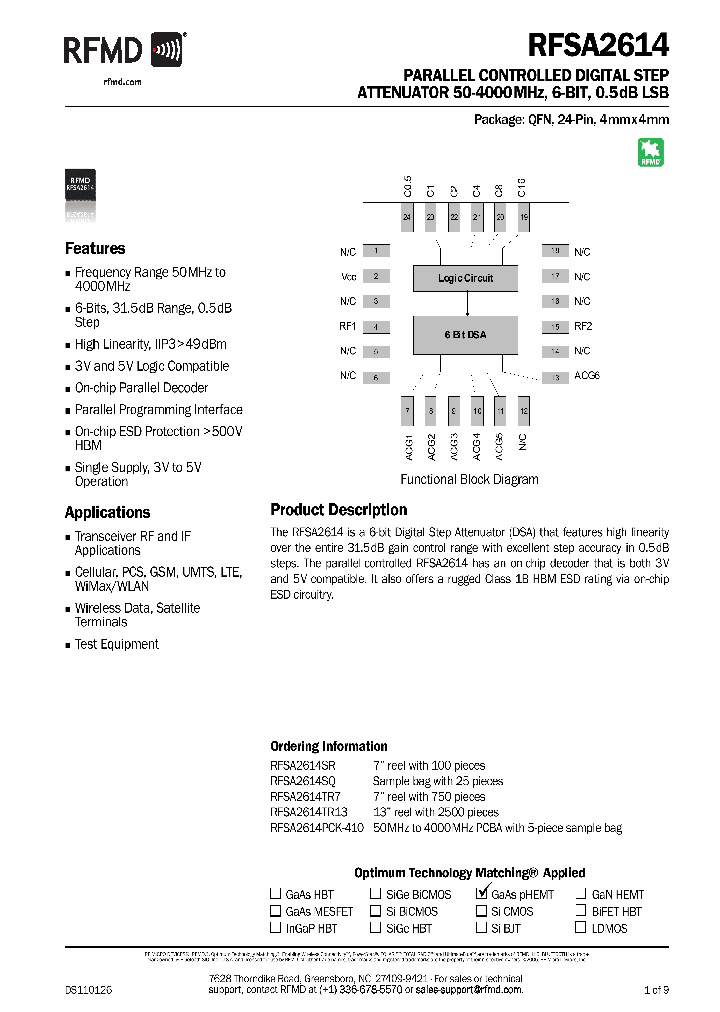 RFSA2614_3139535.PDF Datasheet