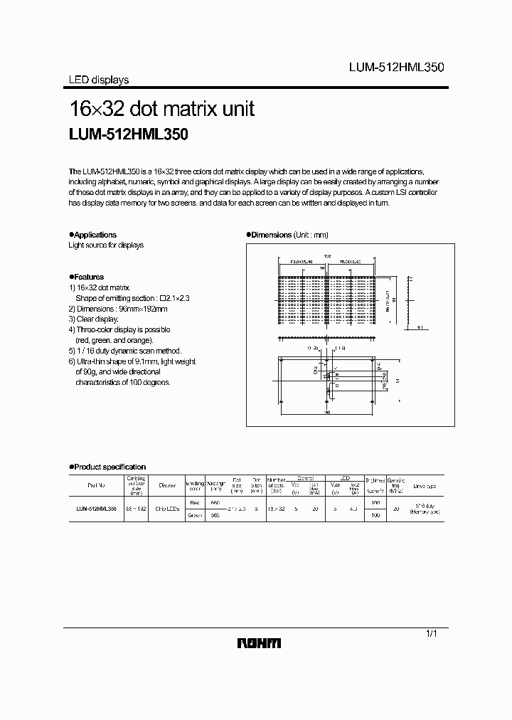 LUM-512HML35008_3140796.PDF Datasheet