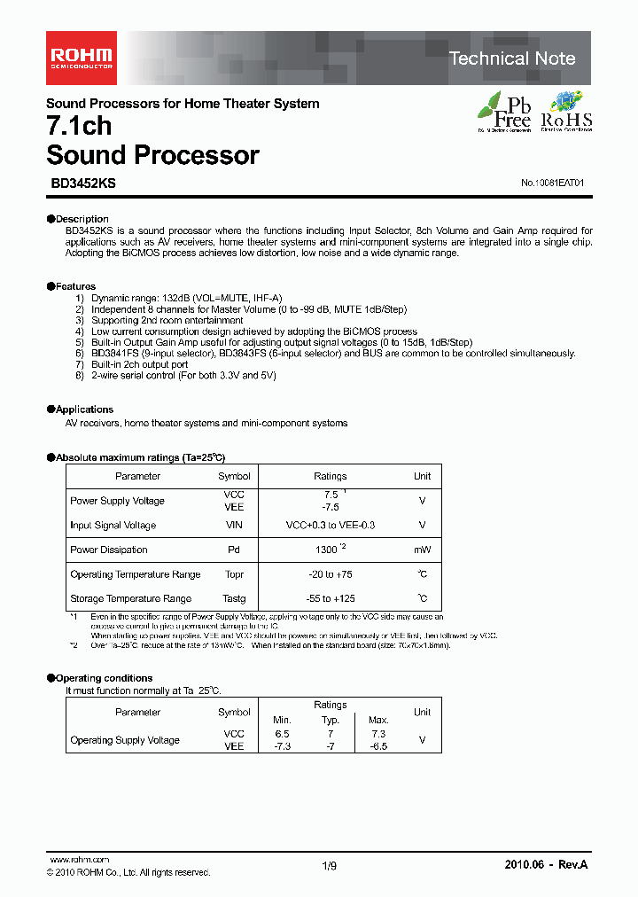 BD3452KS_3141983.PDF Datasheet