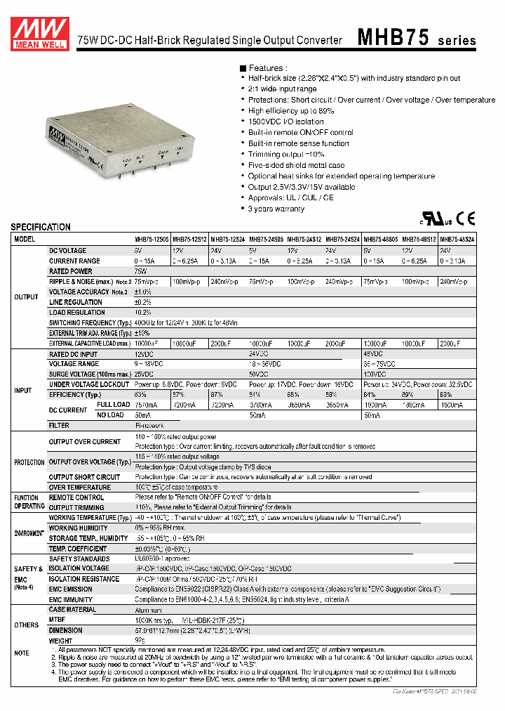 MHB75_3145394.PDF Datasheet