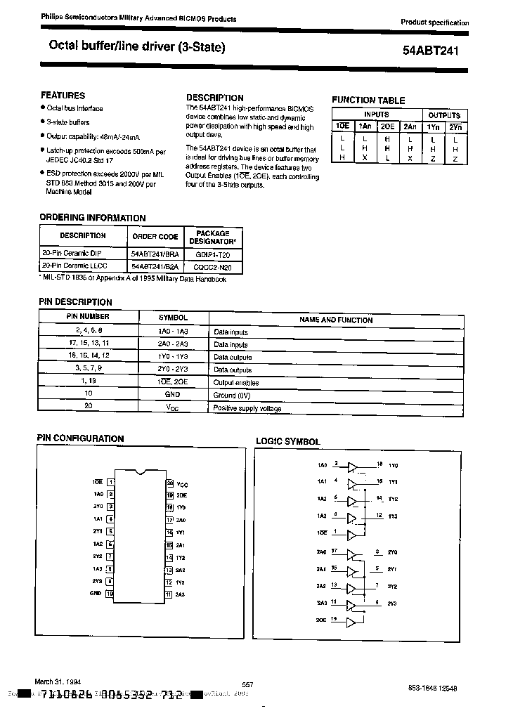 54ABT241B2A_3145835.PDF Datasheet