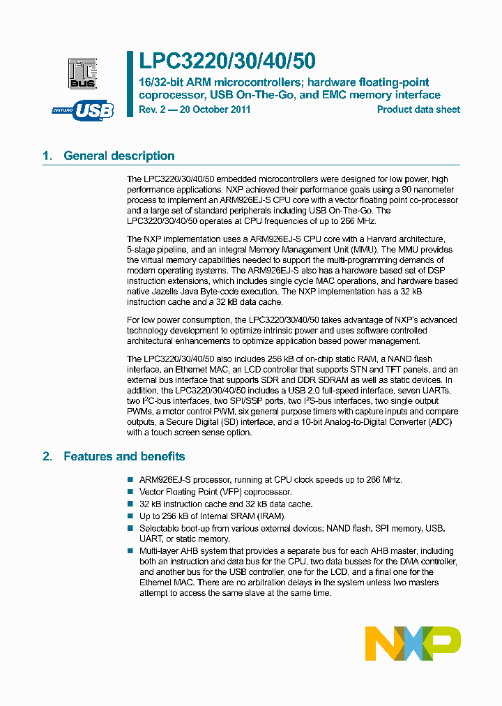 LPC3220FET296_3146576.PDF Datasheet