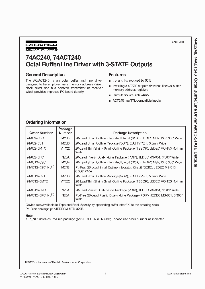 74ACT240PC-NL_3146398.PDF Datasheet