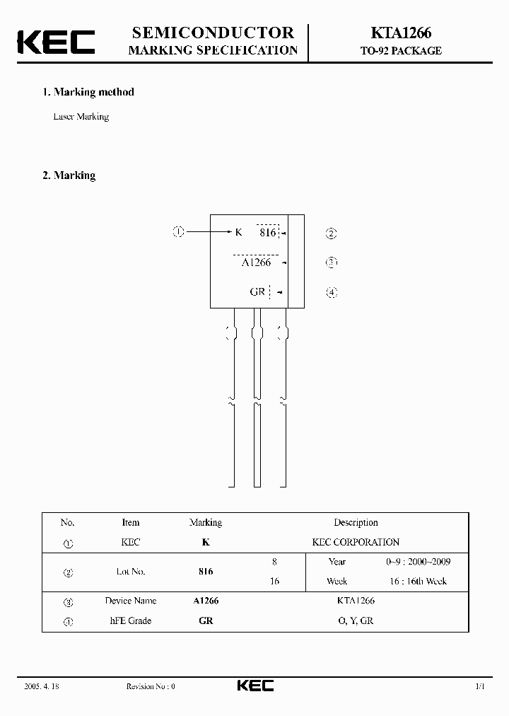 KTA1266_3146616.PDF Datasheet