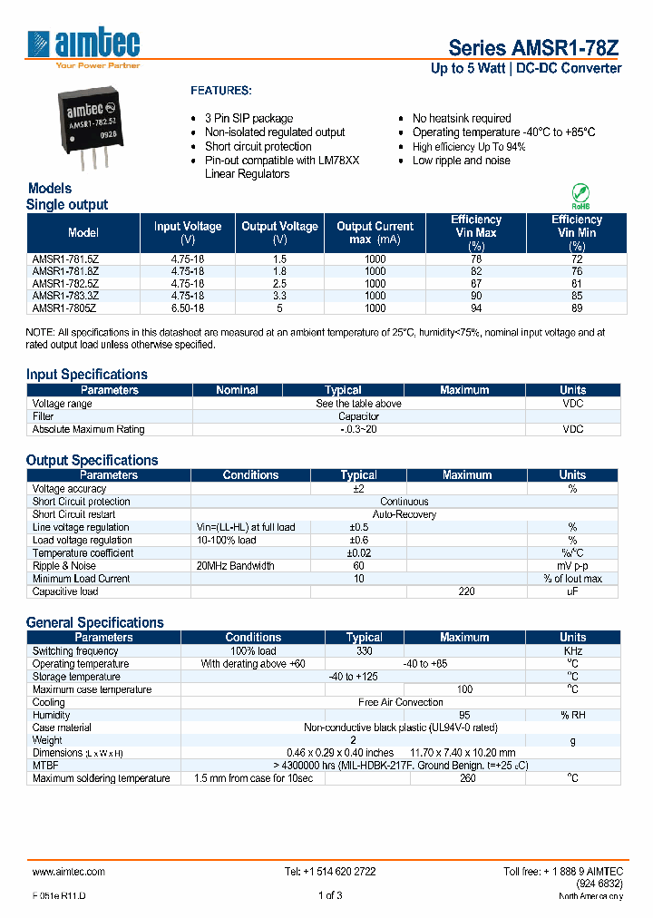 AMSR1-78Z1_3146773.PDF Datasheet