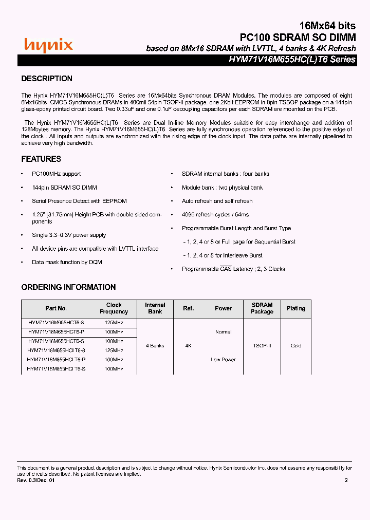 HYM71V16M655HCLT6-8_3148912.PDF Datasheet