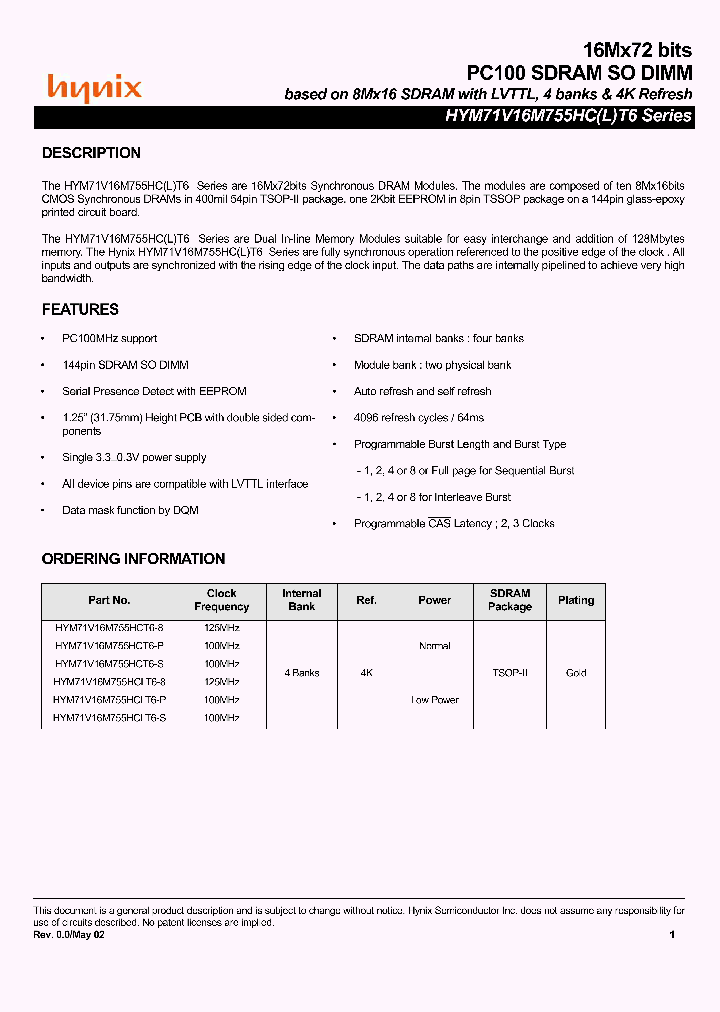 HYM71V16M755HCLT6-8_3148913.PDF Datasheet
