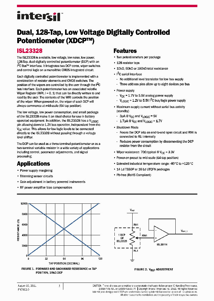 ISL23328UFRUZ-T7A_3151490.PDF Datasheet