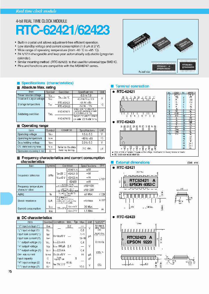 RTC-62423_3157317.PDF Datasheet