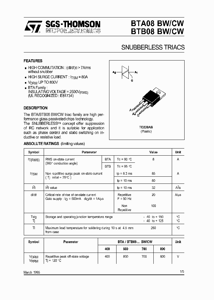 BTB08BW_3154831.PDF Datasheet