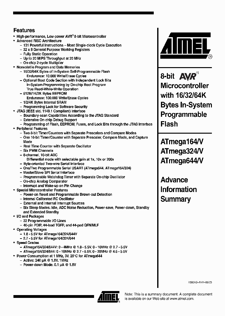 ATMEGA324V_3158341.PDF Datasheet