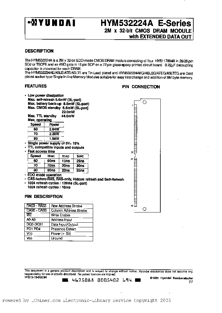 HYM532224ATEG-70_3161736.PDF Datasheet
