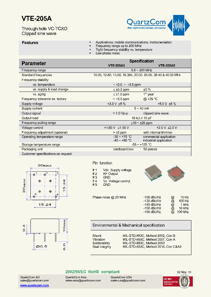 VTE-205A_3161206.PDF Datasheet