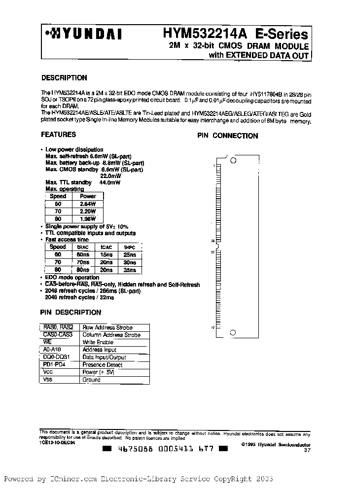 HYM532214ASLTEG-70_3161726.PDF Datasheet