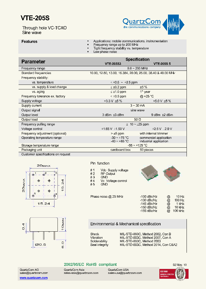 VTE-205S_3161212.PDF Datasheet