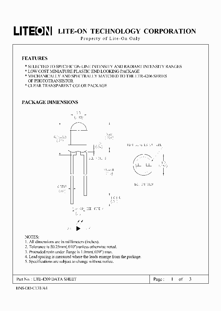 LTE-4209_3161903.PDF Datasheet