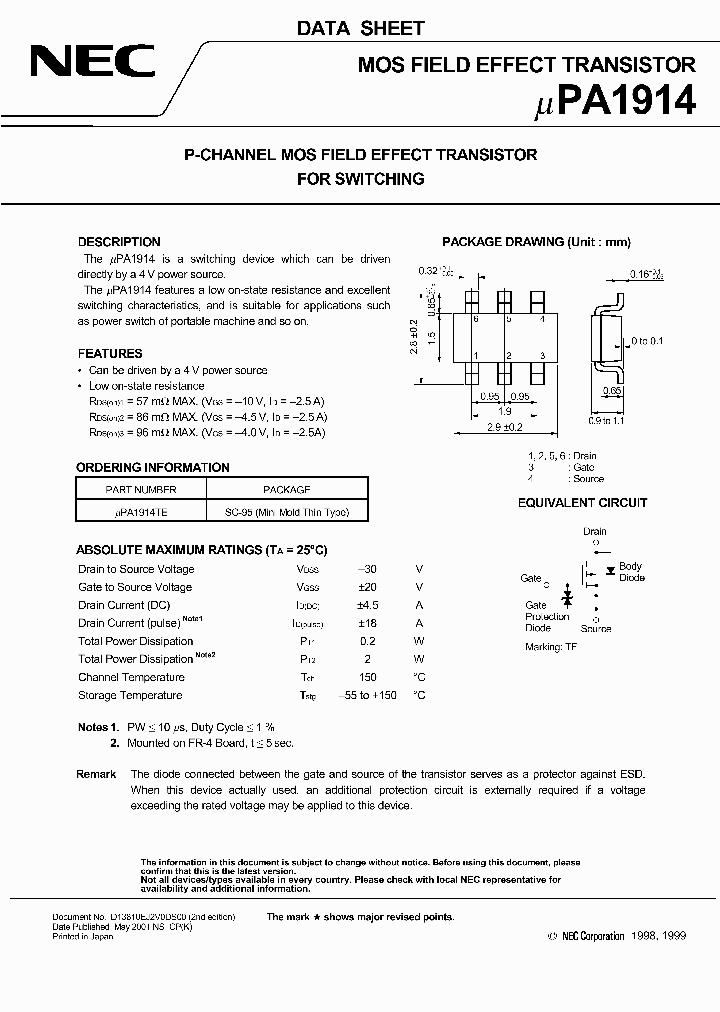UPA1914TE-T2_3162018.PDF Datasheet