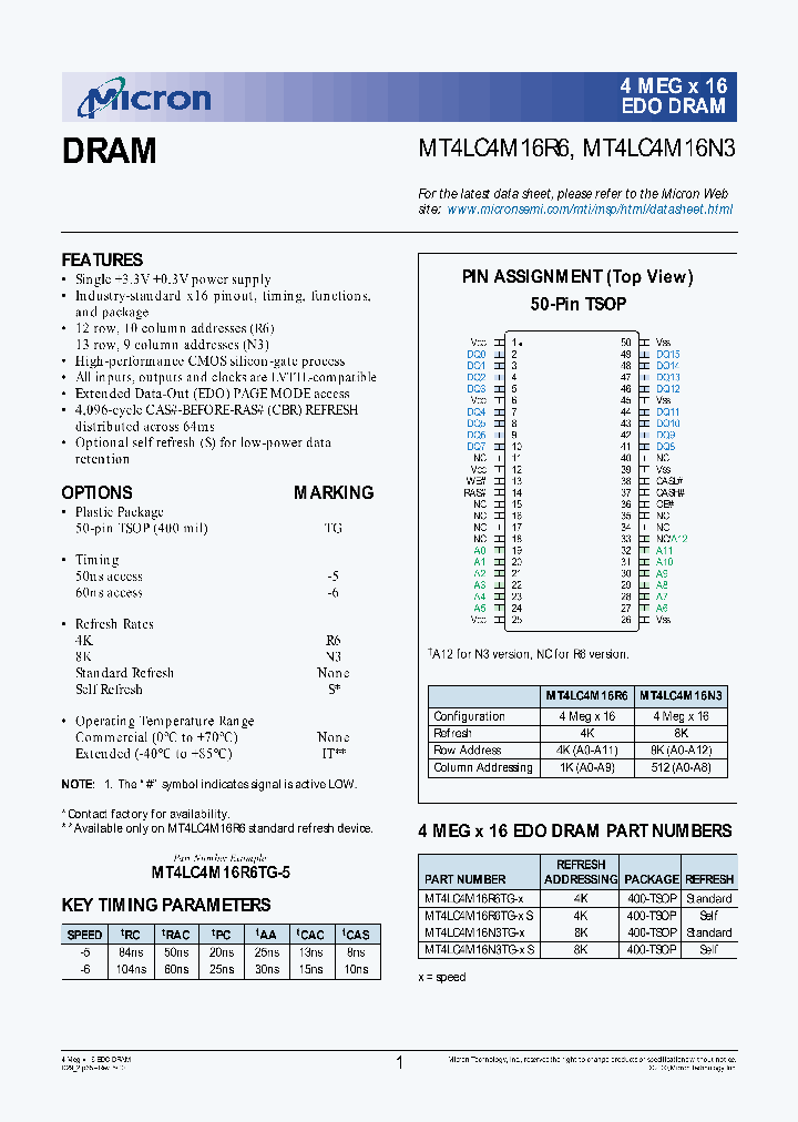 MT4LC4M16R6TG-5S_3164180.PDF Datasheet