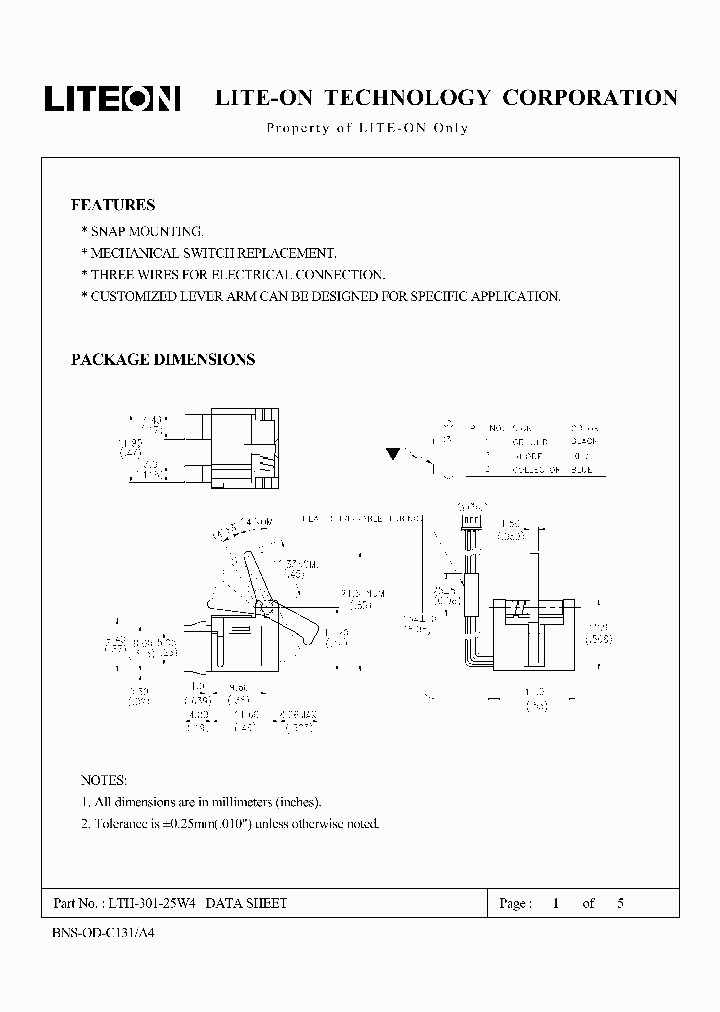 LTH-301-25W4_3164919.PDF Datasheet