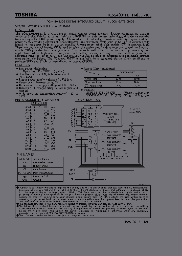 TC554001FTI-85L_3165706.PDF Datasheet