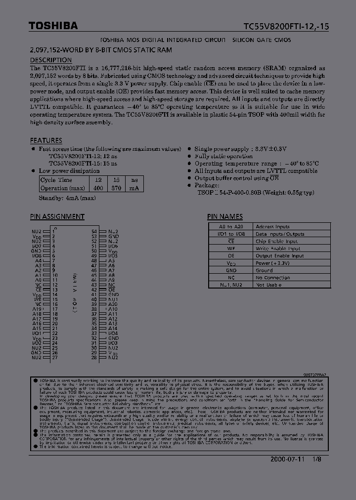 TC55V8200FTI-15_3165787.PDF Datasheet
