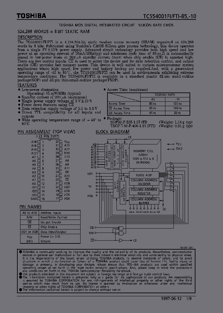 TC554001FTI-85_3165657.PDF Datasheet