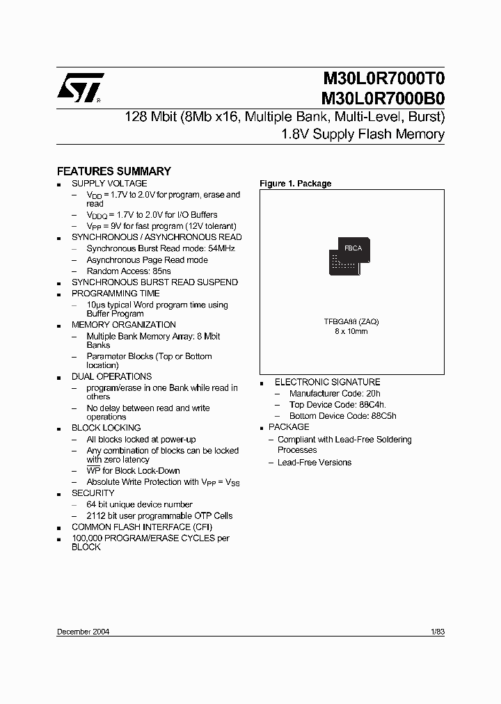 M30L0R7000B0ZAQE_3166345.PDF Datasheet