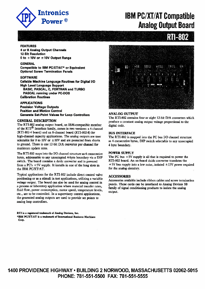RTI-802_3165465.PDF Datasheet