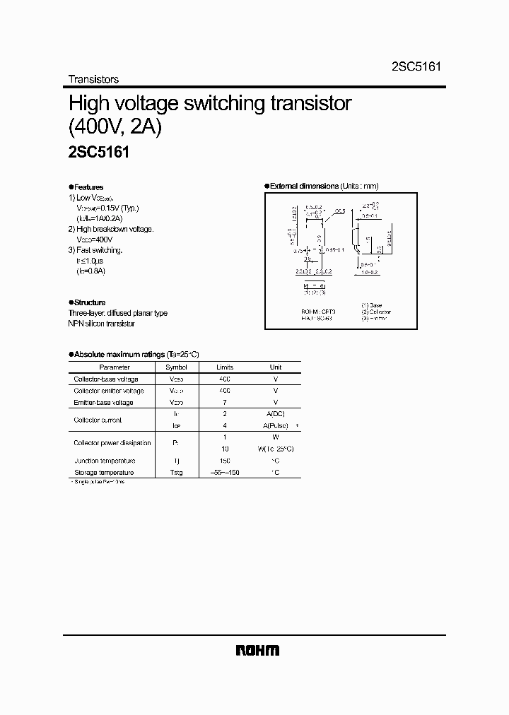 2SC5161TLB_3170620.PDF Datasheet