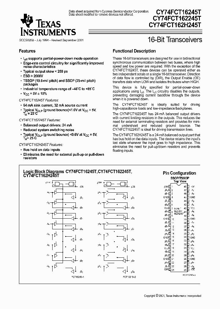 CY74FCT16245CTPACT_3173375.PDF Datasheet