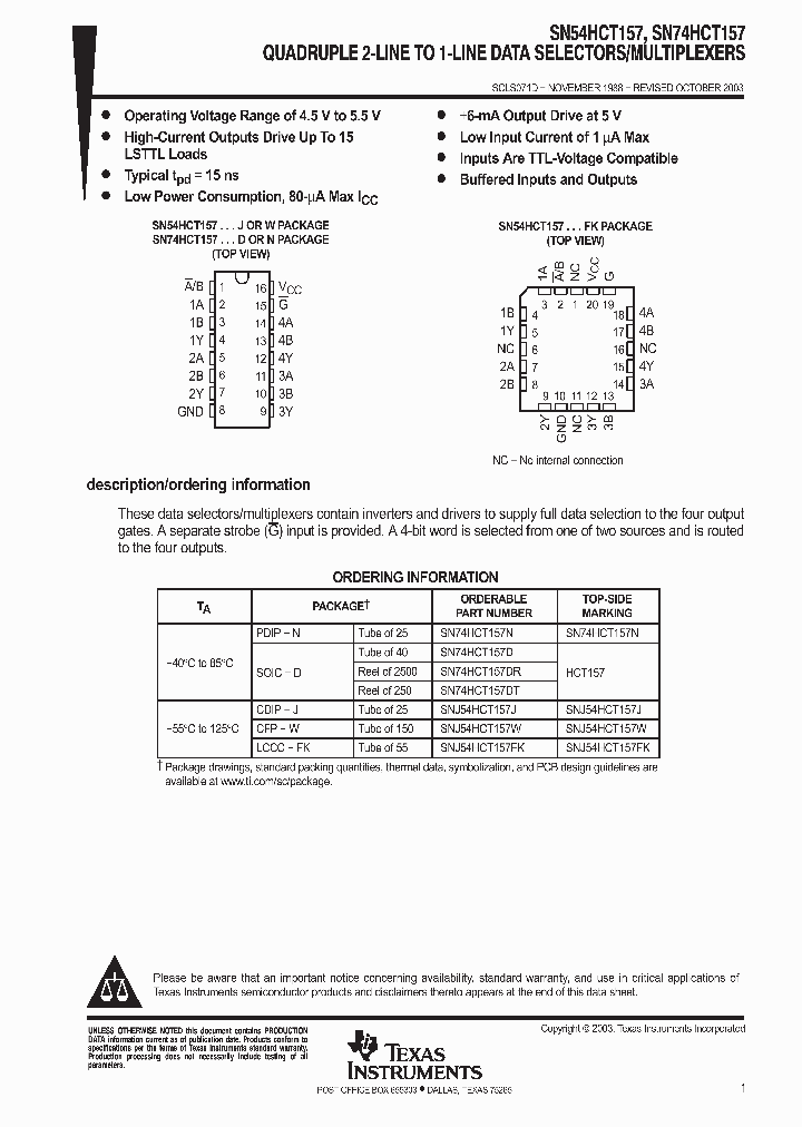 SN74HCT157NE4_3173181.PDF Datasheet