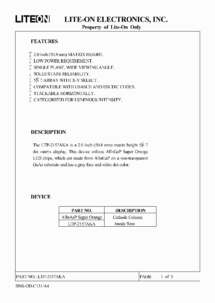 LTP-2157AKA_3173643.PDF Datasheet