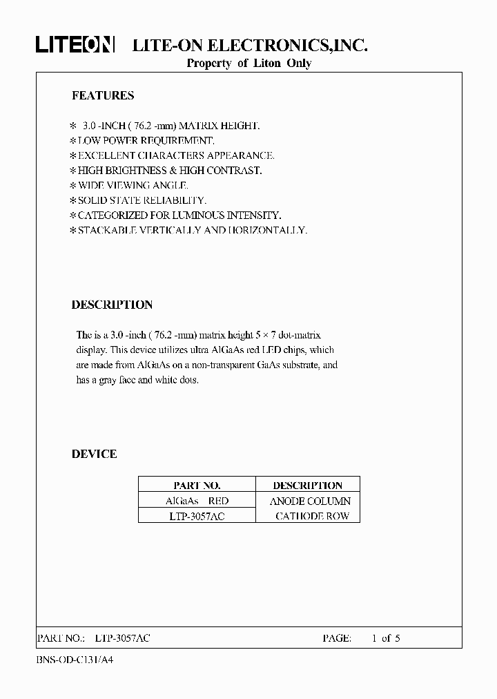 LTP-3057AC_3173991.PDF Datasheet