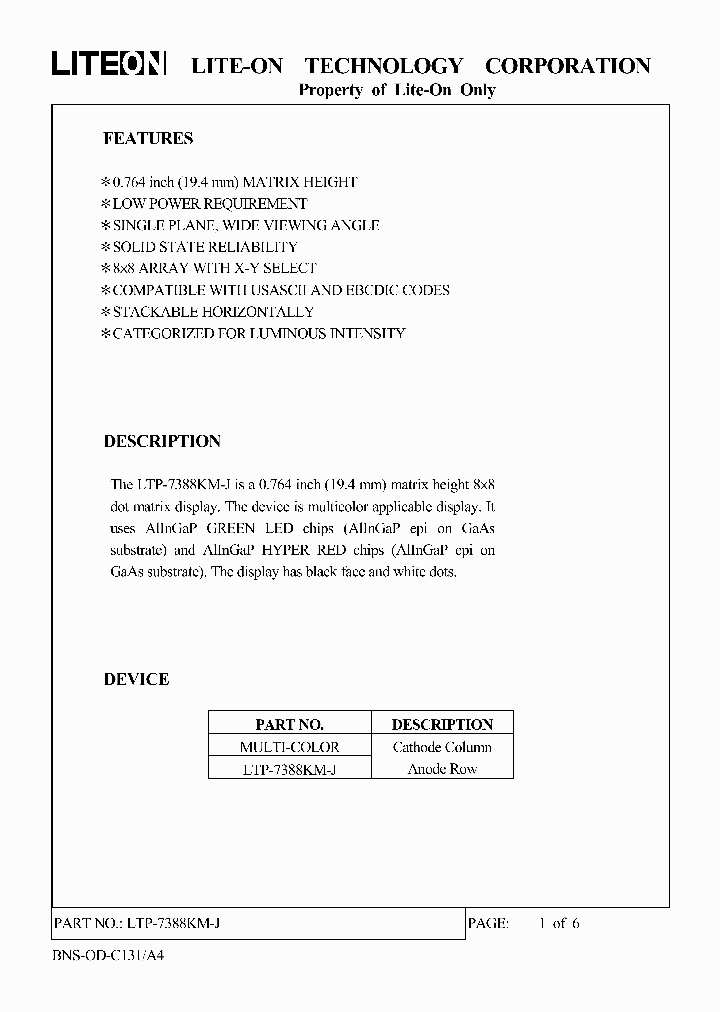 LTP-7388KM-J_3174556.PDF Datasheet