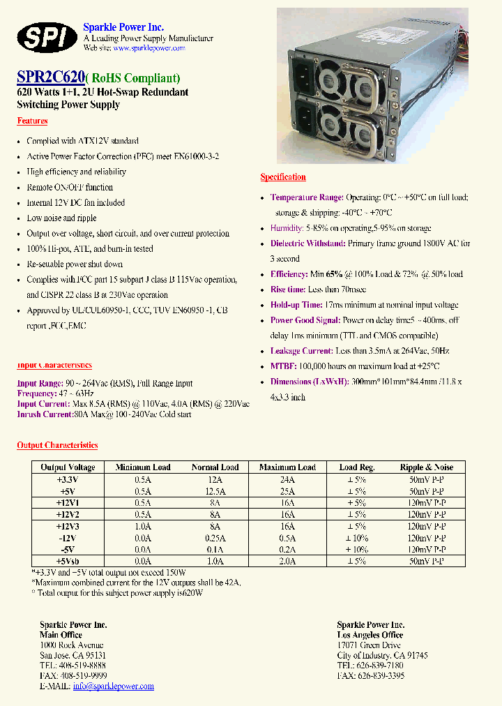 SPR2C620_3174431.PDF Datasheet