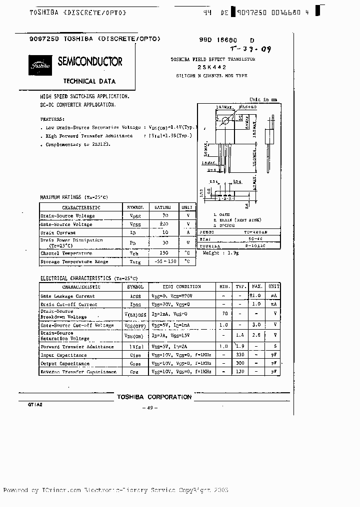 2SK442_3175378.PDF Datasheet