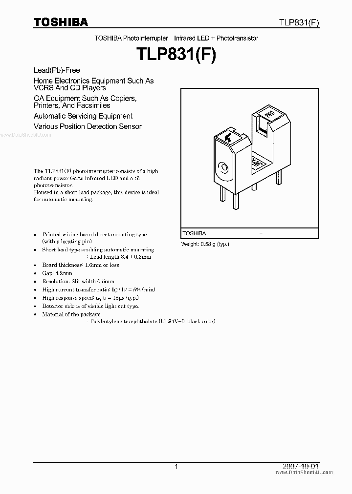 TLP831F_3176891.PDF Datasheet