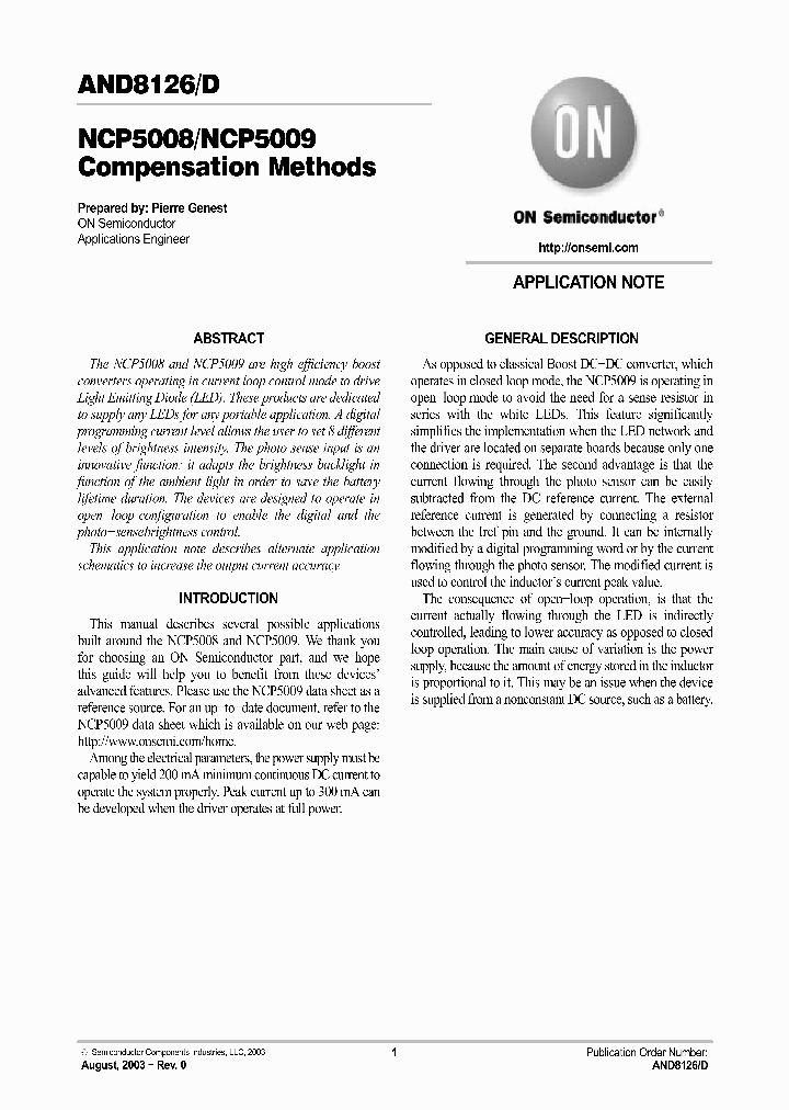 NCP5008_3177183.PDF Datasheet