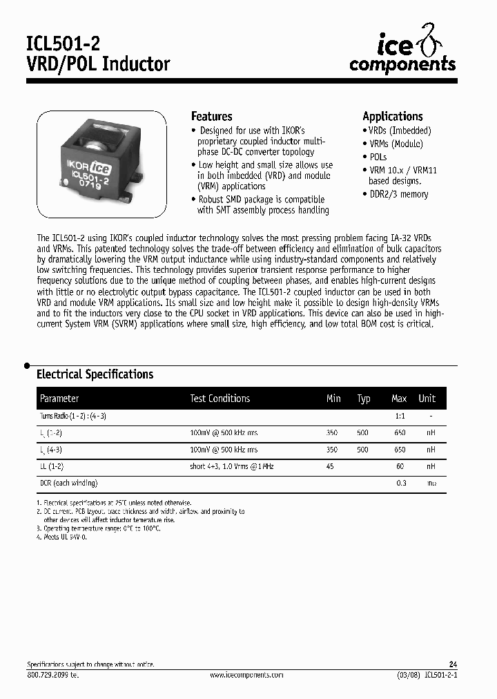 ICL501-208_3177818.PDF Datasheet