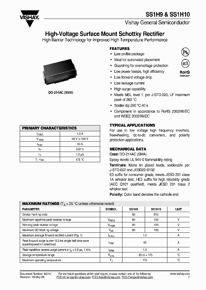 SS1H10-E3-5AT_3178576.PDF Datasheet