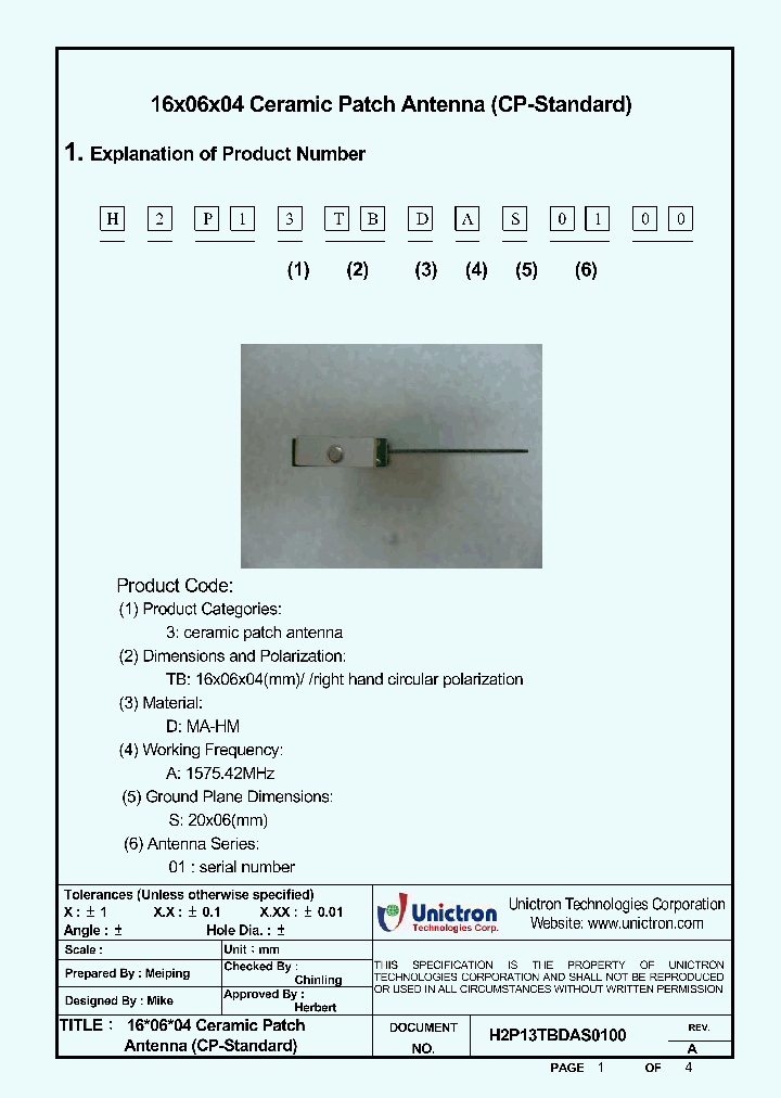 H2P13TBDAS0100_3179211.PDF Datasheet