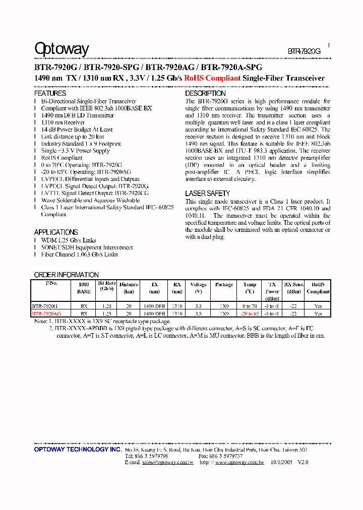BTR-7920-SPG_3182787.PDF Datasheet
