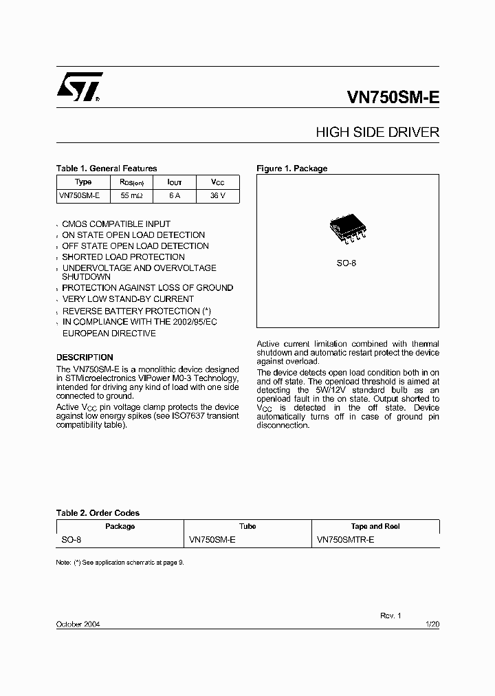 VN750SMTR-E_3183222.PDF Datasheet